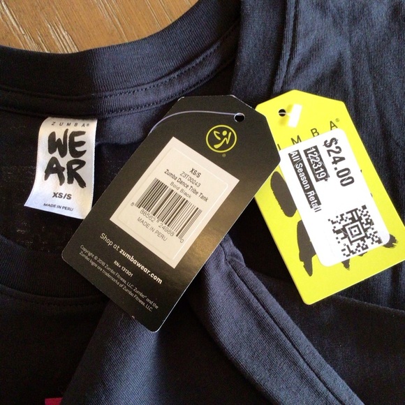 Zumba Wear Unisex Black Dance Tribe INSTRUCTOR Tank Top Size XS/S - Picture 6 of 7